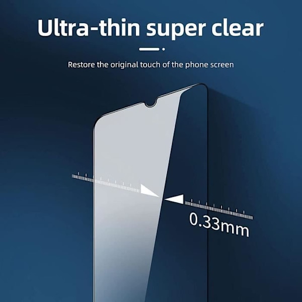Härdat Glas - Samsung - Galaxy M33 5G - Paket med 3 - Hållbarhet 9H - Skärmskydd Transparent
