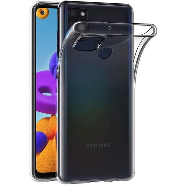 Coque - LittleMonkey - Galaxy A21s - Silikon - Transparent - Mjuk Transparent