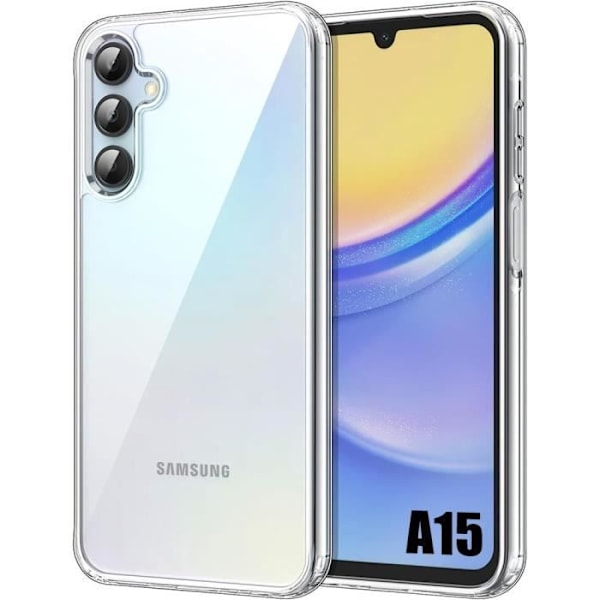 Skyddshölje - Samsung - Galaxy A15 - Mjuk - Silikon - Transparent Transparent