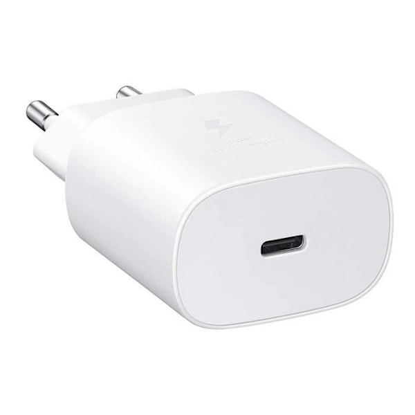 25W USB-C hurtigoplader + USB-C til USB-C kabel hvid til iPhone 16 Pro Max, iPhone 16 Pro, iPhone 16, iPhone 16 Plus Vit