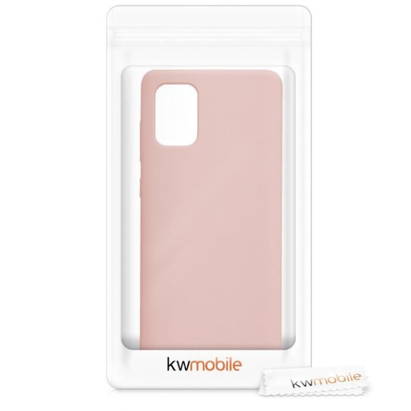 Telefonfodral - kwmobile - Samsung Galaxy A71 - Gammelrosa - TPU - Mjuk Rosa