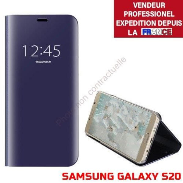 MISSTARS® LILA Flip-fodral med spegeleffekt till SAMSUNG S20