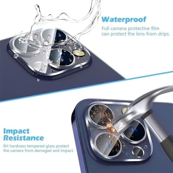 Skyddsglas - BOOLING - för iPhone 15 Pro - Härdat Glas - Stötresistent - 3-pack Transparent