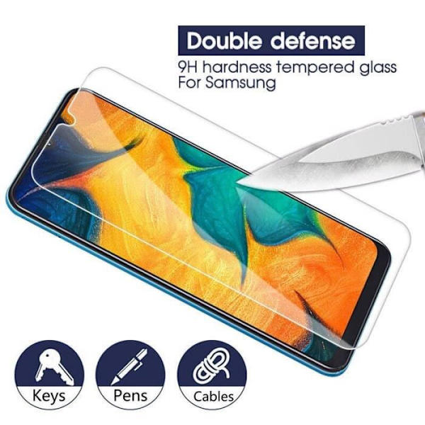 ha01490-Skärmskydd. 3 stycken. härdat glas till Samsung A32 5G, 3 st