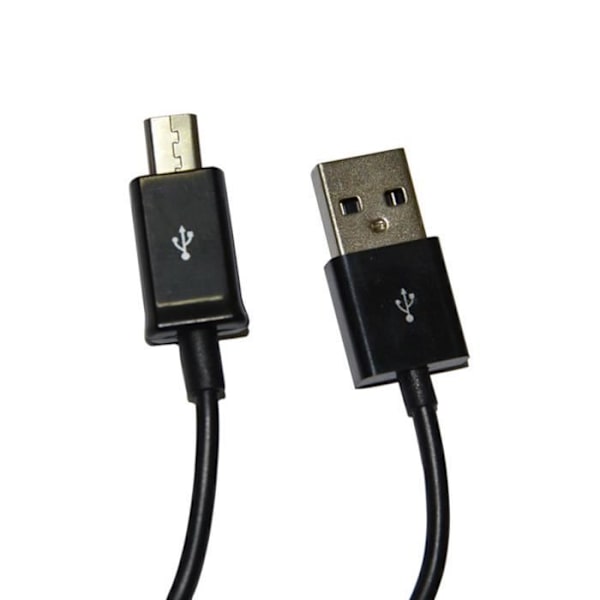 Svart 1st Micro USB Kabel Smartphone Laddningskabel 1m för Samsung Galaxy S3 S4 HTC WFR