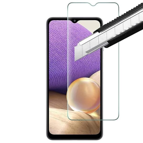 Skyddsglas - Toproduits® - Samsung Galaxy A32 5G - Härdat glas - 3-pack - Repstålig Transparent