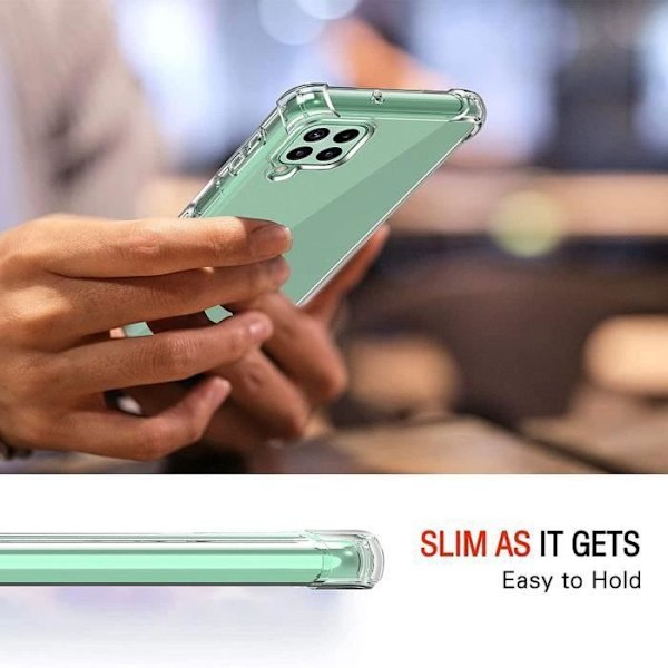 Skyddsfodral för Samsung Galaxy A22 5G - PROSHOP - Mjuk gel-fodral - 6,6 tum Transparent Transparent