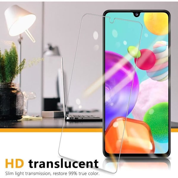 [3 delar] härdat glas för Samsung Galaxy A41, [9H hårdhet][bubbelfri] Ultra-resistent glasfilm skärmskydd för Samsung