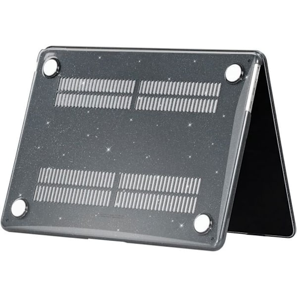 Skyddsfodral för MacBook Pro 14 Tum M4 M3 M2 M1 Pro/Max 2024 2023 2021, Hård Glitterdesign med Fjärilsmotiv Lila