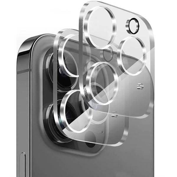 Skyddsglas - BOOLING - för iPhone 15 Pro Max - Bakre kamera - Härdat glas - 2-pack Transparent