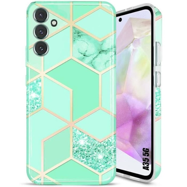 Fodral till Samsung Galaxy A35 5G, Skydd Smal Lättvikt Mjuk Stötsäker Turkos
