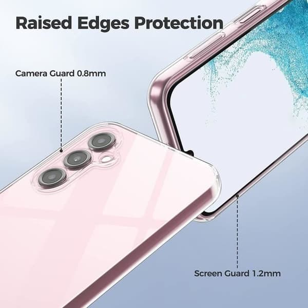 Skyddsskal - BOOLING - för Samsung Galaxy A24 - Flexibelt - Stötsäker - Transparent Transparent