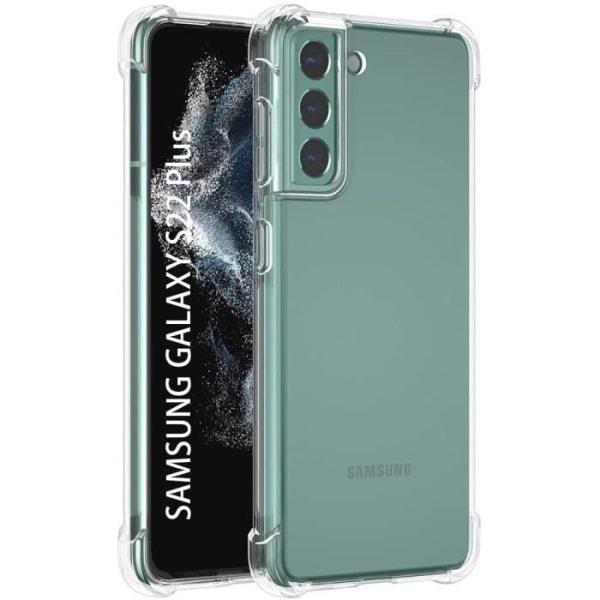 Fodral för Samsung S22 Plus (6,55") Förstärkt 4-hörnskydd Högresistans silikon