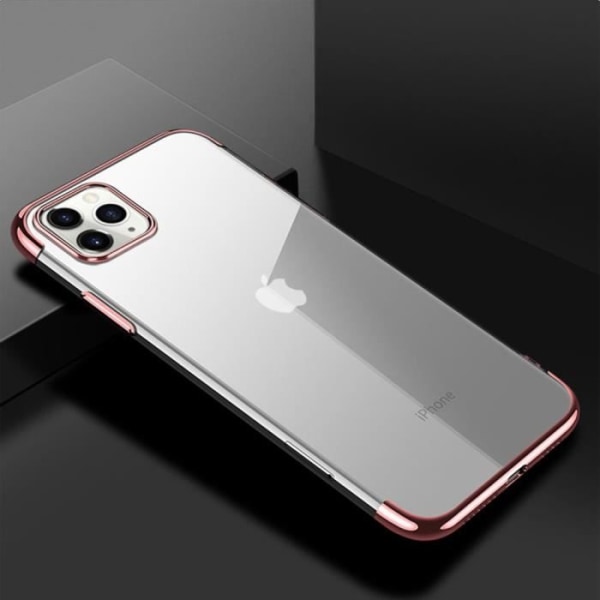 Skal för iPhone 12 (6.1") Contour Chrome Chrome Anti-Shock Pink Rosa