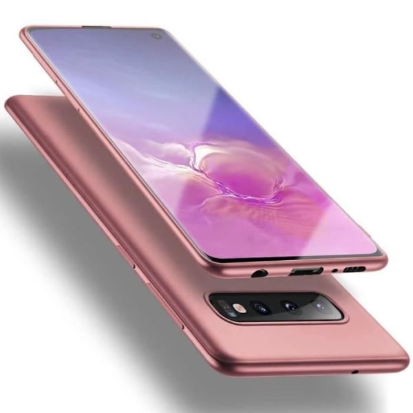 Fodral för Samsung S10 (6,1") Bekväm enfärgad mjukt skyddsrosa Rosa