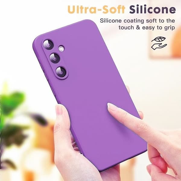 SiliconFodral - BOOLING - för Samsung Galaxy S26 Plus - Repellerande skydd och chockabsorberande - Lila Lila