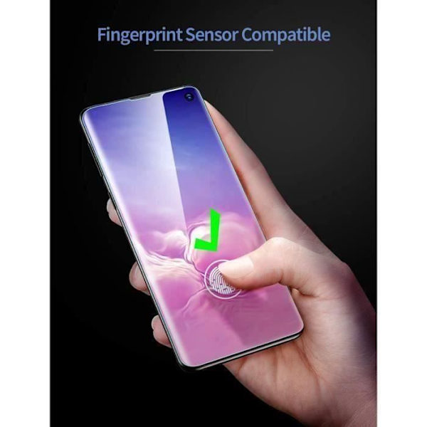 Skärmskydd för Samsung Galaxy S10 Plus, mjuk TPU skärmskydd för Samsung Galaxy S10+ (2019) 6,4 tum I016D7