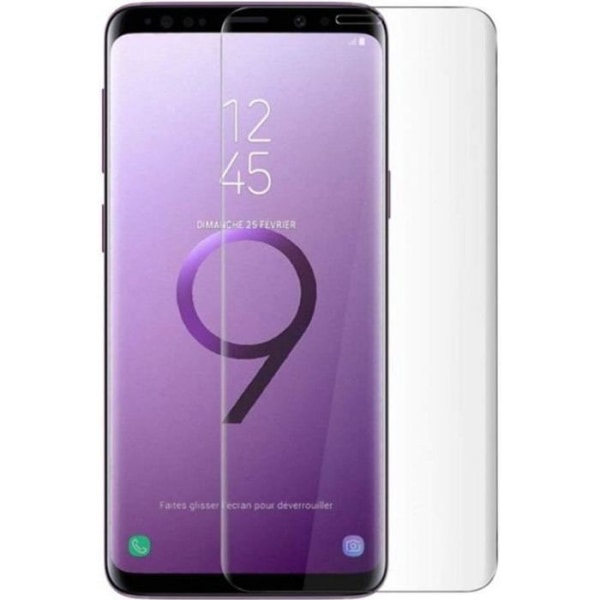 Skärmskydd - INECK - Samsung Galaxy S9 - Härdat glas 3D - 0,33mm - Rep-resistant - Transparent Transparent