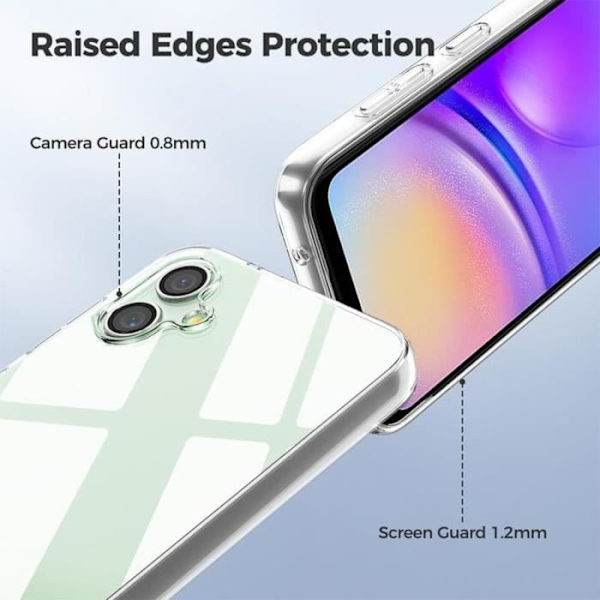 Skyddsskal - Samsung - Galaxy A06 - Mjukt Silikon - Transparent - Ultraviktigt Transparent