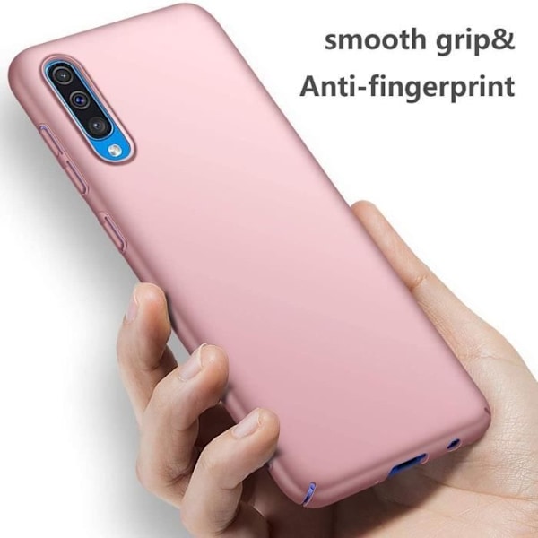 Fodral för Samsung A50 (6,4") Bekvämt enfärgat mjukt skydd Rosa Rosa