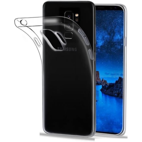 Fodral för Samsung Galaxy S9 Plus Kristallklart mjukt gel Bumperfodral TPU-fodral med anti-repor bakstycke Transparent