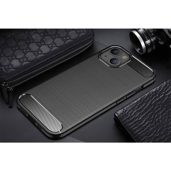 Skyddsskal - BOOLING - för iPhone 14 Plus - Flexibelt - Stötresistent - Ultra Lätt Svart