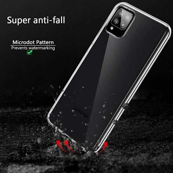 Fodral för Samsung A22 4G (6,4") Förstärkt skydd Silikon Transparent
