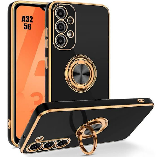 Ringfodral till Samsung Galaxy A32 5G Anti-Scratch Slim Soft TPU - Svart