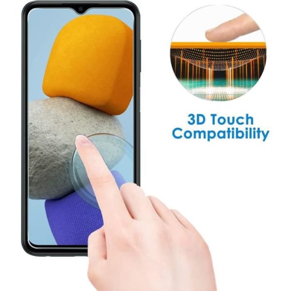 Set med 3 härdade glasögon för Samsung Galaxy M23 5G - Genomskinligt skydd Transparent