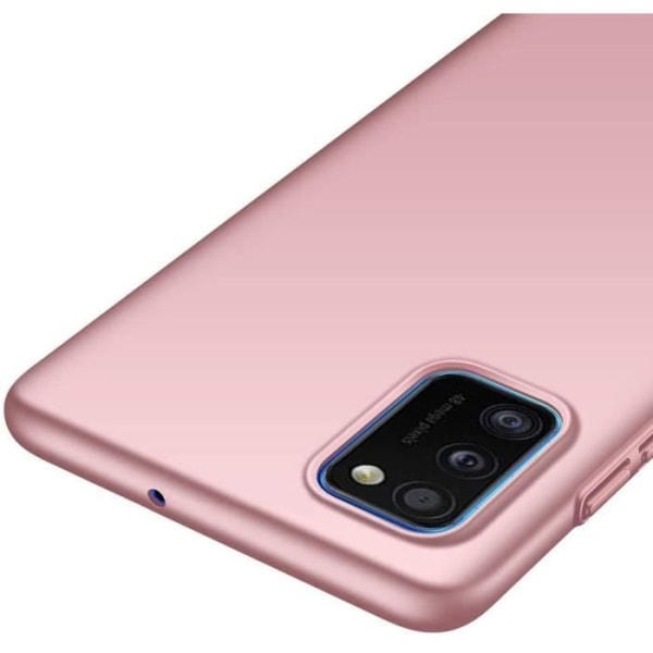 Taske til Samsung A41 (6,1") med 2 hærdede briller Komfortabel Anti-ridse simpel farve Pink Rosa