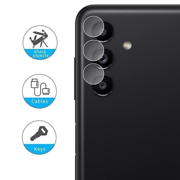Skyddsmål - BOOLING - Samsung Galaxy A13 5G - Härdat Glas - Pack om 2 - Repellerande Transparent