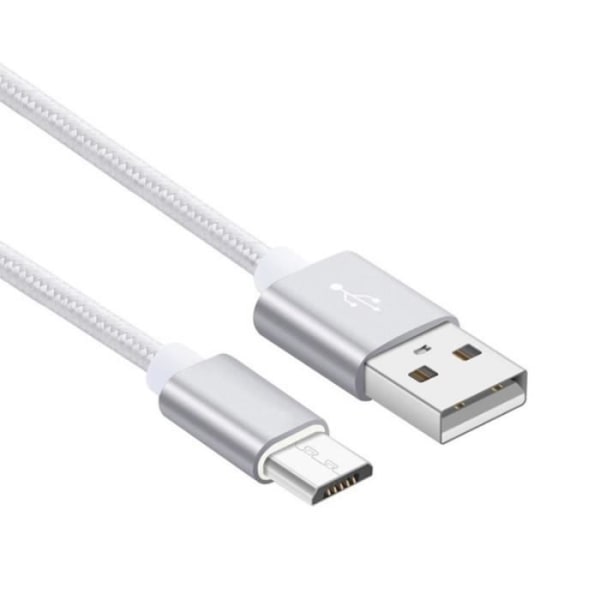 Samsung mikro-USB-laddarkabel - 2M flätad nylon mikro-USB-laddarkabel för Galaxy J7 / J4 / S3 / S6 / S6, Moto G5 / E5, Nex
