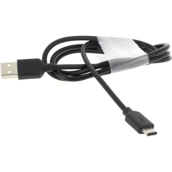 USB Typ C svart synkro- och laddningskabel för MICROSOFT LUMIA 950 XL - LUMIA 950 Svart