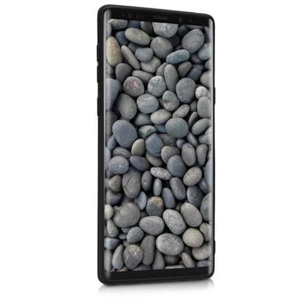 Fodral - kwmobile - Galaxy Note 9 - Mattsvart silikon - Fullständigt skydd - Mjuk Svart