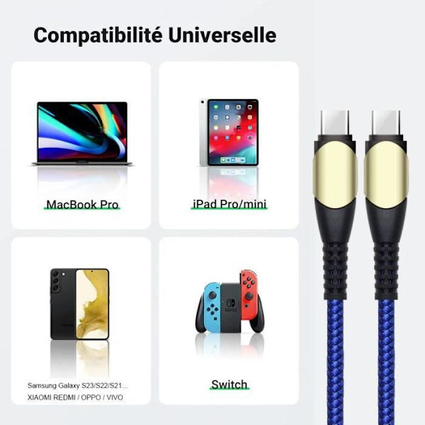 Laddare - Samsung - 25W - USB-C-kabel 60W - Kompatibel med Galaxy A05s A15 A16 A25 A35 A36 A56 - Snabbladdning Svart