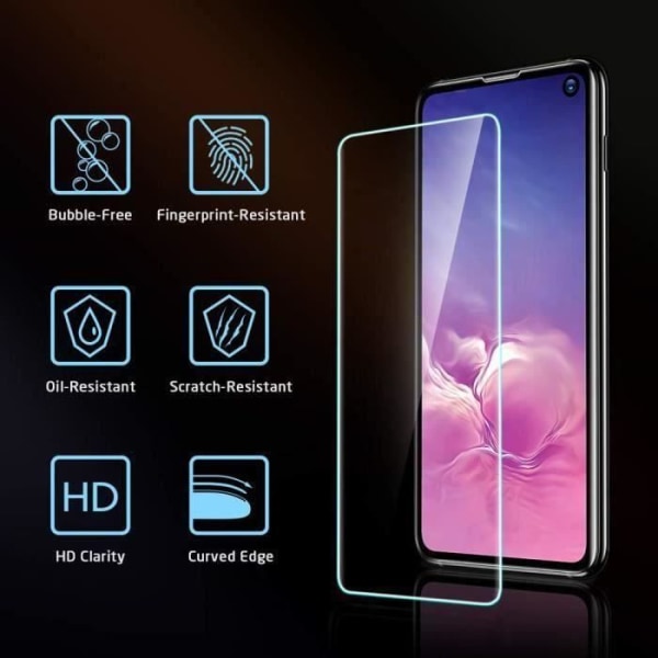 Härdat glas för Samsung Galaxy S10e [2-pack] , skärmskydd för Samsung Galaxy S10 e (2019) 5,8 tum