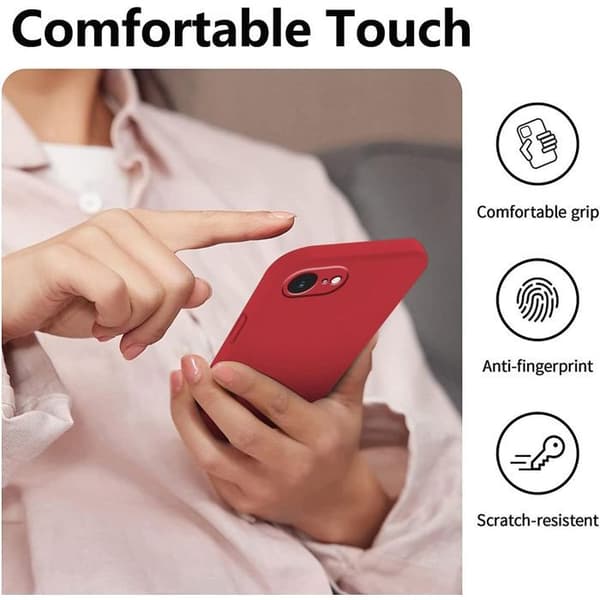 Skyddshölje - BOOLING - för iPhone 16e - Ultra Slim - Stötsäker - Repfria Röd Röd
