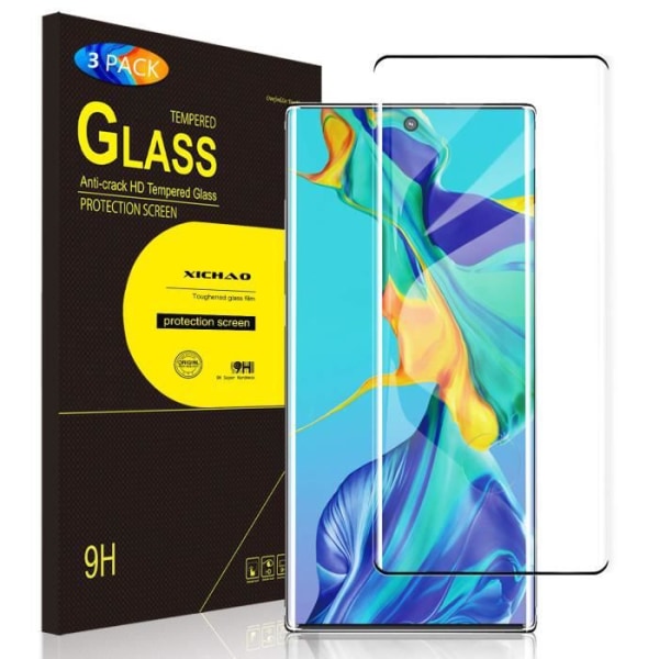 XICAO - (3-pack) Samsung Galaxy Note 10 skärmskydd, ultrahållbart skärmskydd [9H hårdhet] härdat glas för Samsu