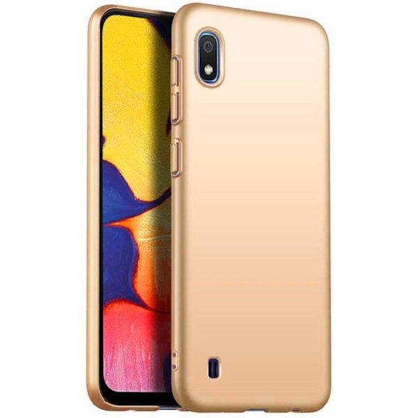 Skyddsfodral till Samsung Galaxy A10 - PROSHOP - Mjuk - Guldfärgad - Stötsäker gyllene