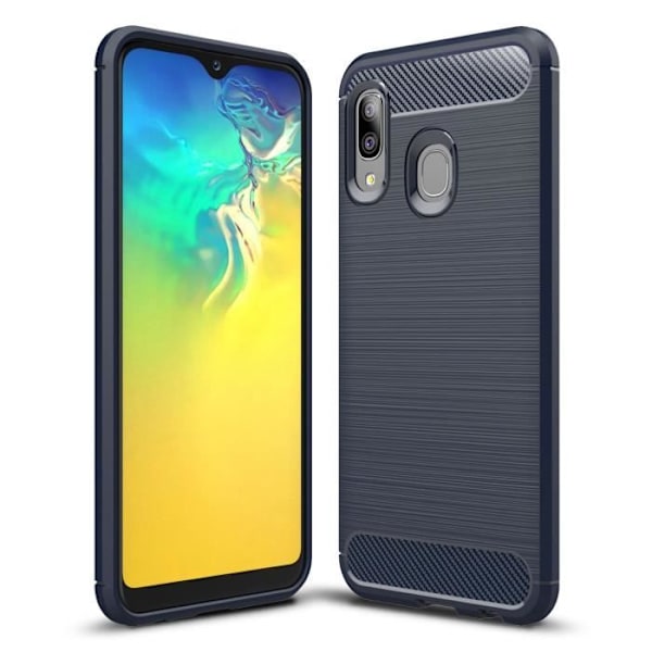 Coque - Samsung - Galaxy A20e - TPU Antichock - Skydd Armor - Blå Blå