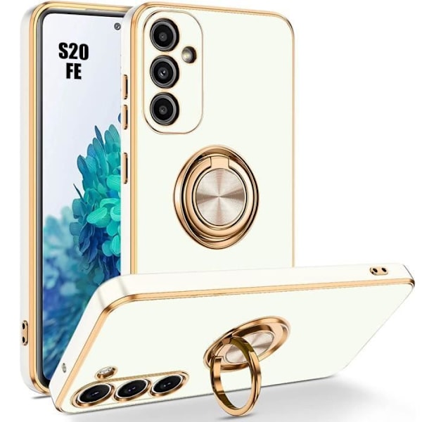 Ringfodral till Samsung Galaxy S20 FE Anti-Scratch Slim Soft TPU - Vit Vit