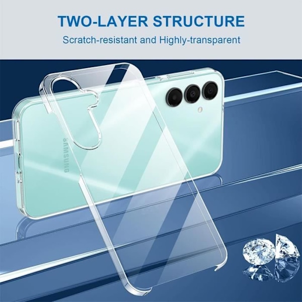 Skyddsskal - BOOLING - Samsung Galaxy A16 5G - Stötsäker - Transparent - 360° Skydd Transparent