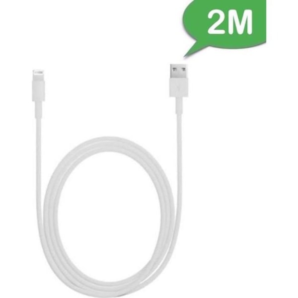 KOMPATIBEL USB-kabel för Apple iPhone 5/5S Laddare 2 METER
