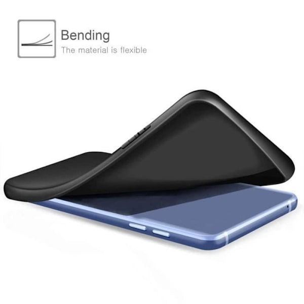 Fodral - MY - Galaxy A41 - TPU Silikon - Halkfritt - Fallskydd Svart