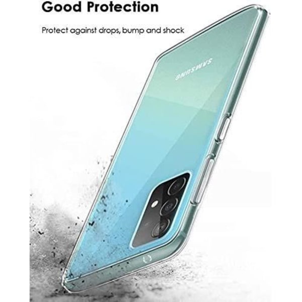 Skal för Samsung M52 5G - PROSHOP - Mjuk anti-chock silikon - Transparent Transparent