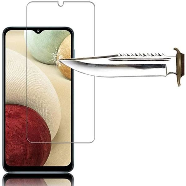INECK® härdat glas för Samsung Galaxy A12, A02S, A32 5G, M12, 6,5", skärmskydd - Anti