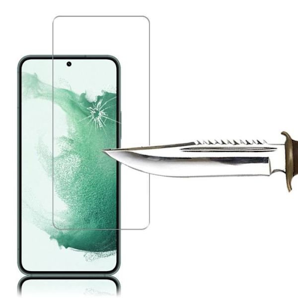 VCOMP® för Samsung Galaxy S22+ 5G- S22 Plus 5G 6,6": Pack - 2-pack skärmskydd i härdat glas VIT