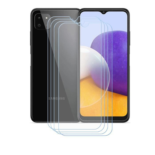 Skyddsfilm - FZ - Samsung Galaxy A22 5G - Härdat glas - HD - Anti-Shock - 4-pack
