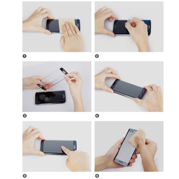 För Samsung Galaxy S21+ 5G- S21 Plus 5G 6,7": 1 skärmskydd i härdat glas med krökt kant - genomskinlig