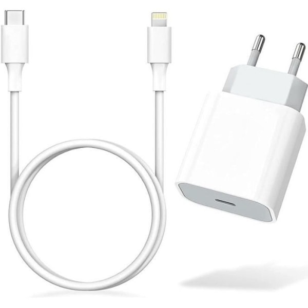 20W snabb USB C-laddare + kabel för iPhone 12,12 Pro,13,13 Pro Max,13 Mini,11,X,Xs,Xsmax,XR SE2020